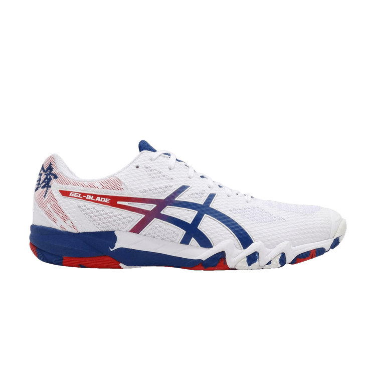 ASICS Gel Blade 7 'White Chinese' — White/Blue
