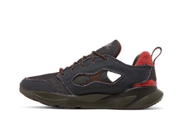 Street Fighter x Reebok FuryLite 95 'Akuma' — Core Black/Charcoal Brown/Mars Red