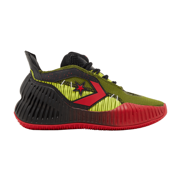 Converse All Star BB Prototype CX Mid 'Monster Clash' — Black/Laser Lemon/Red