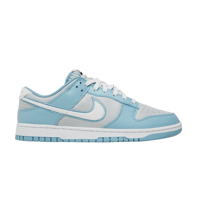Nike Dunk Low 'Fleece Swoosh - Light Blue' — Fleece Swoosh - Light Blue