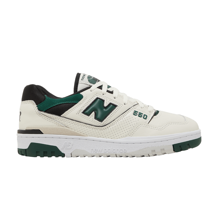 New Balance 550 'Sea Salt Pine Green' — Sea Salt/Pine Green/Black