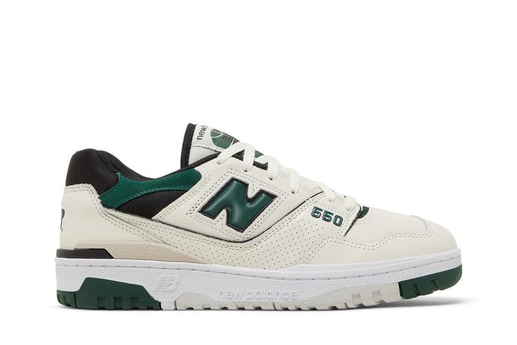 New Balance 550 'Sea Salt Pine Green' — Sea Salt/Pine Green/Black