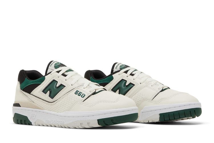 New Balance 550 'Sea Salt Pine Green' — Sea Salt/Pine Green/Black