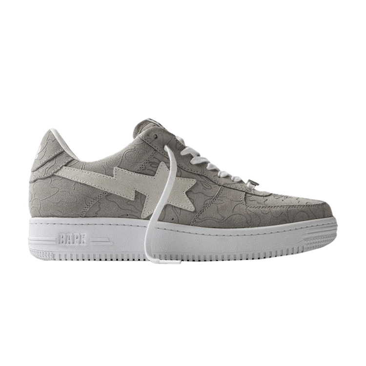 Solebox x Bapesta 'Light Grey Line Camo' — Light Grey