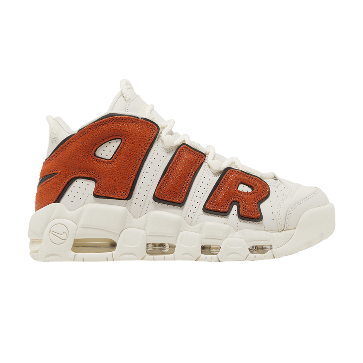 Nike Wmns Air More Uptempo 'Basketball Leather' — Phantom/Black/Orange Trance/Sail/Dark Russet