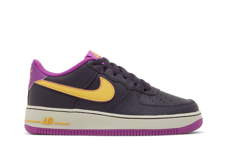 Nike Air Force 1 GS 'Lakers Alternate' — Cave Purple/Light Bone/Vivid Purple/Solar Flare (2)