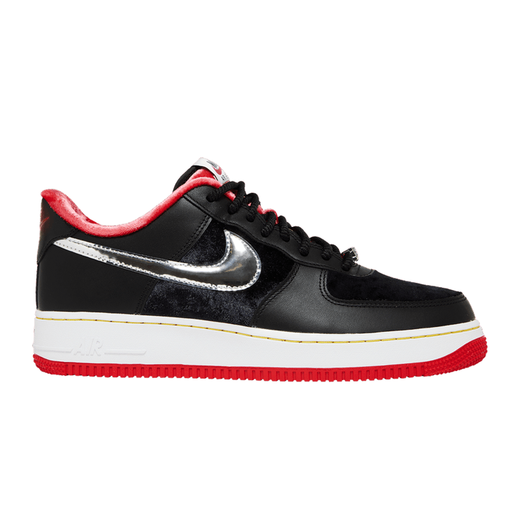 Nike Air Force 1 Low Premium 'H-Town' — Black/Multi-Color/University Red/Tour Yellow/Metallic Silver