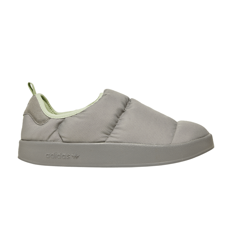 Adidas Puffylette 'Charcoal Solid Grey' — Charcoal Solid Grey/Linen Green/Magic Lime