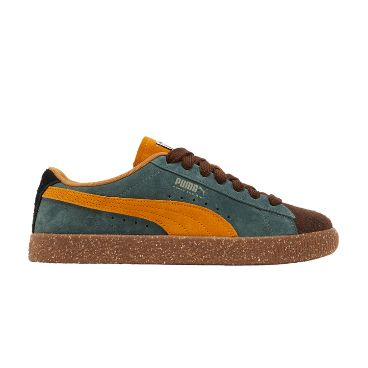 Perks and Mini x Puma Suede Vintage 'BIO/VERSE' — Dark Chocolate/Burnt Olive/Orange Brick/Balsam Green