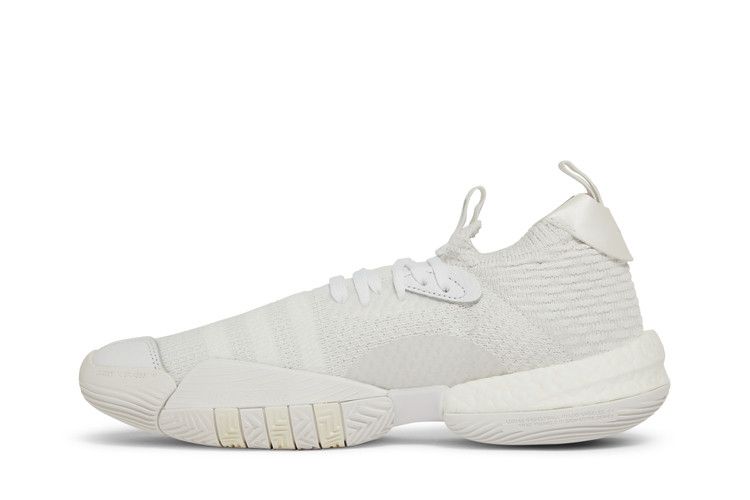 adidas Trae Young 2 'Triple White' — Cloud White/Crystal White/Zero Metallic