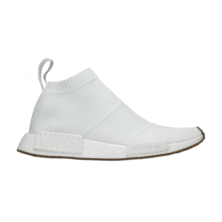 adidas NMD_CS1 Primeknit 'White Gum' — Footwear White/Footwear White-Gum