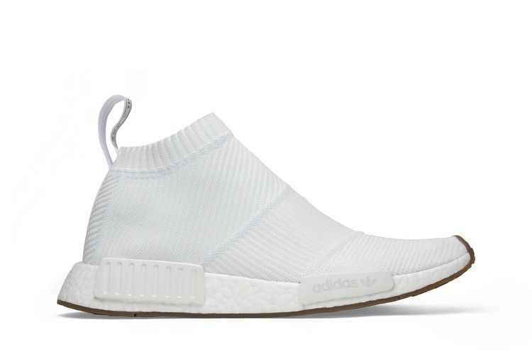 adidas NMD_CS1 Primeknit 'White Gum' — Footwear White/Footwear White-Gum