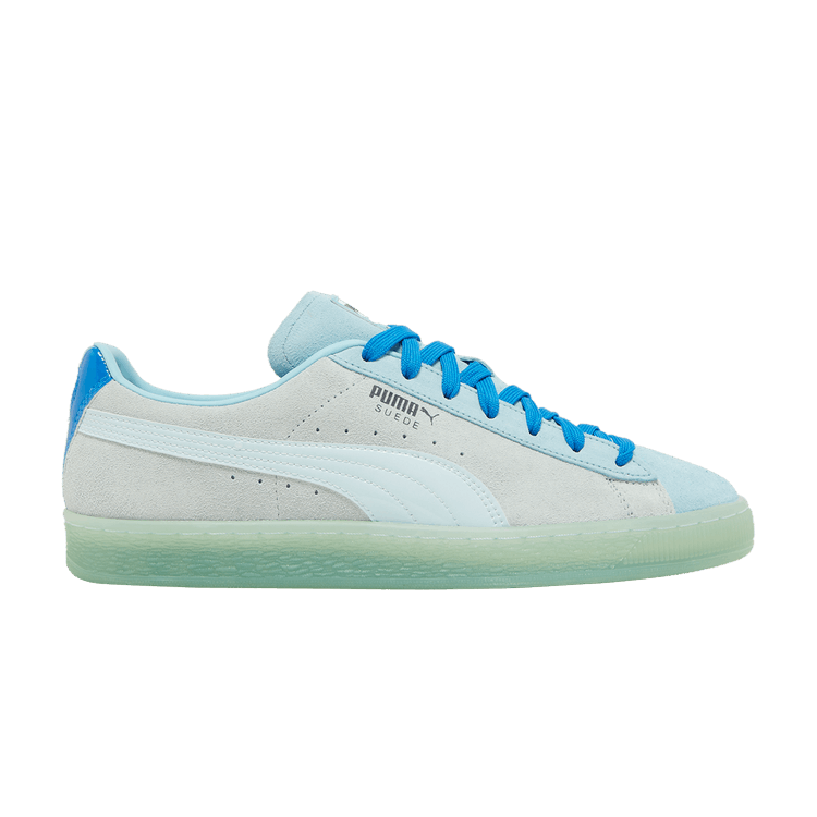 Men's Pokémon x Puma Suede 'Squirtle' — Petit Four/Nitro Blue