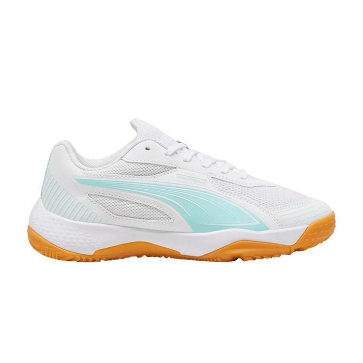 Puma Solarflash 3 Big Kid 'White Electric Peppermint' — White/Electric Peppermint