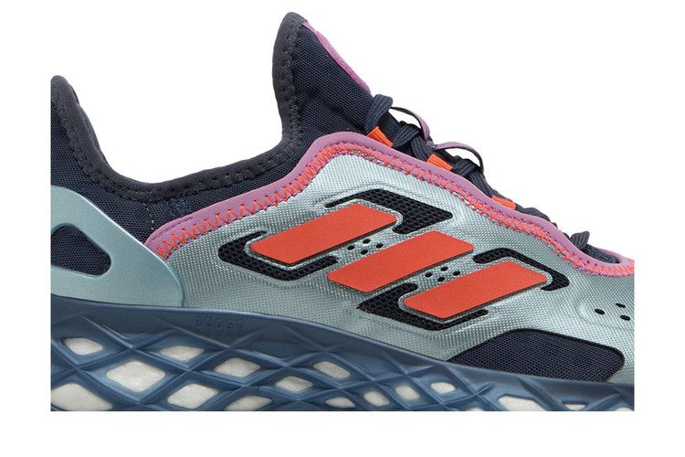 Adidas Web Boost 'Magic Grey Impact Orange' — Magic Grey Metallic/Impact Orange/Shadow Navy