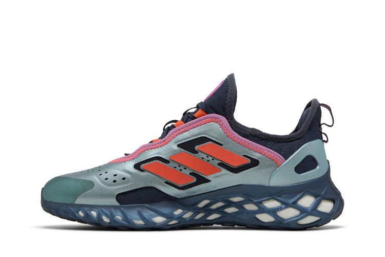 Adidas Web Boost 'Magic Grey Impact Orange' — Magic Grey Metallic/Impact Orange/Shadow Navy