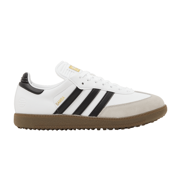 Adidas Samba OG Spikeless Golf LE 'White Black Gum' — Cloud White/Core Black/Gum