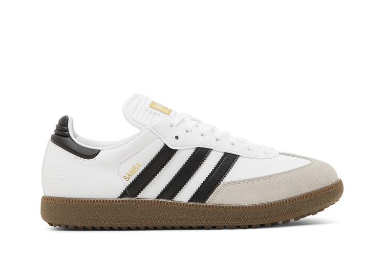 Adidas Samba OG Spikeless Golf LE 'White Black Gum' — Cloud White/Core Black/Gum