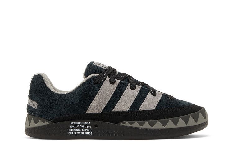 Neighborhood x adidas Adimatic 'Black' — Core Black/Charcoal Solid Grey/Dgh Solid Grey