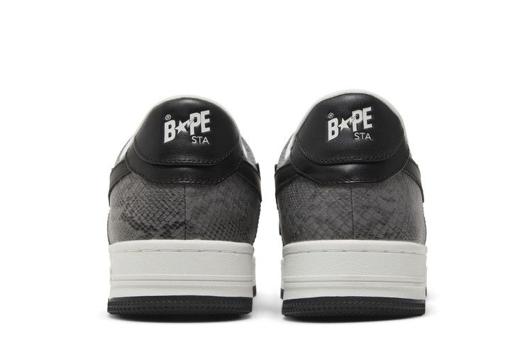 Bapesta 'Black Snakeskin' — Black