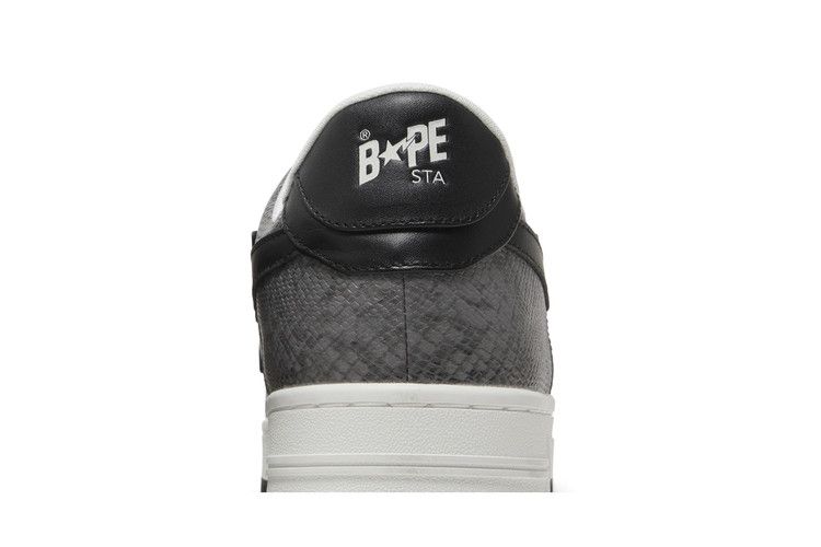 Bapesta 'Black Snakeskin' — Black