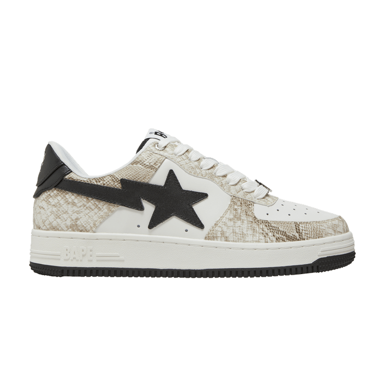 Bapesta 'Beige Snakeskin' — Beige