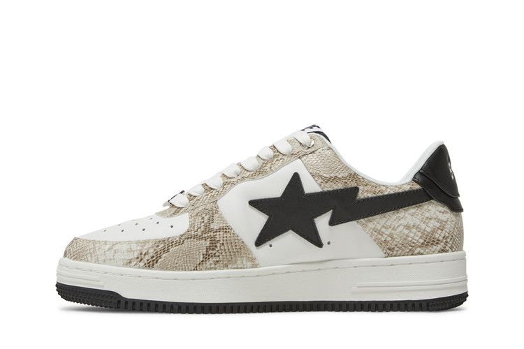 Bapesta 'Beige Snakeskin' — Beige