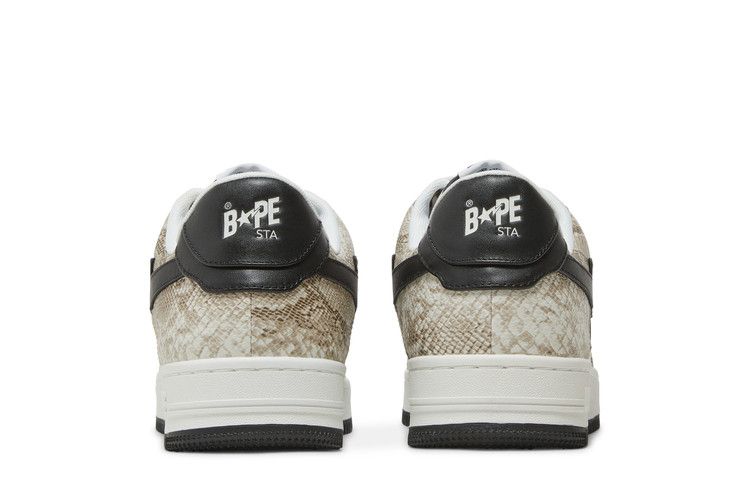 Bapesta 'Beige Snakeskin' — Beige