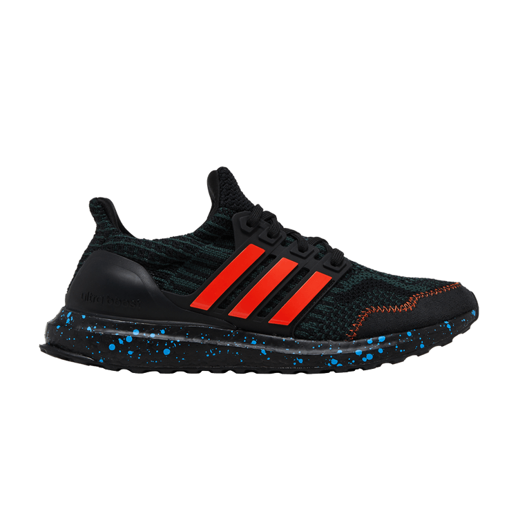 adidas UltraBoost 5.0 DNA J 'Black Impact Orange Speckled' — Shadow Green/Impact Orange/Core Black