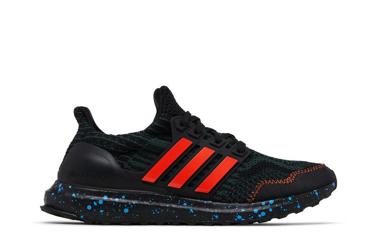 adidas UltraBoost 5.0 DNA J 'Black Impact Orange Speckled' — Shadow Green/Impact Orange/Core Black