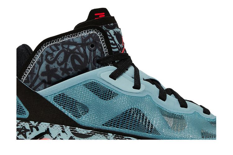 Satou Sabally x Wmns Air Jordan 37 'Grafitti' — Ocean Cube/Volt/Black/Flash Crimson