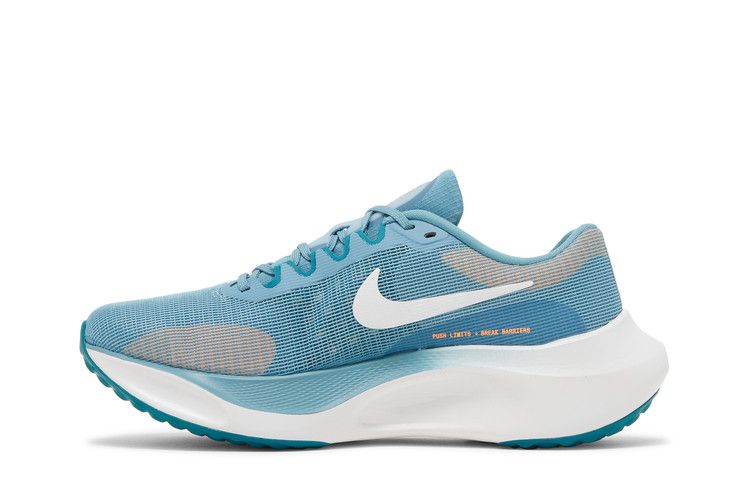 Nike Zoom Fly 5 'Cerulean White' — Cerulean/Bright Spruce/Peach Cream/White (4)