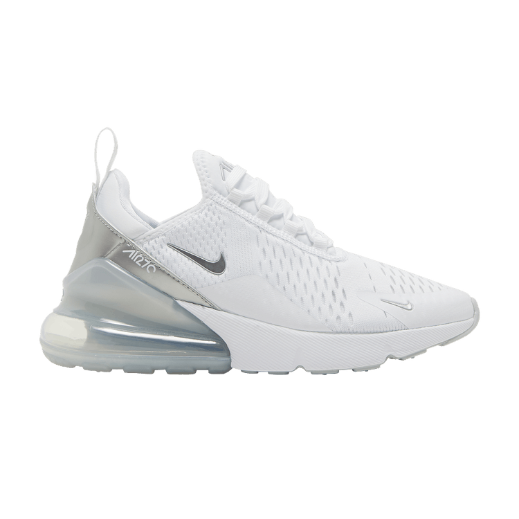 Nike Wmns Air Max 270 'White Pure Platinum' — White/Pure Platinum/Metallic Platinum
