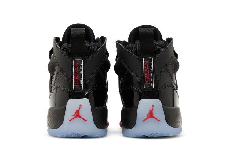 Air Jordan Jumpman Two Trey GS 'Black University Red' — Black/Black/White/University Red