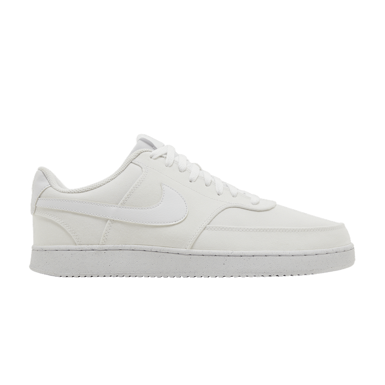 Nike Court Vision Low Canvas Next Nature 'Triple White' — White/White/White