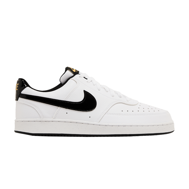 Nike Court Vision Low 'White Black Metallic Gold' — White/Black/Metallic Gold