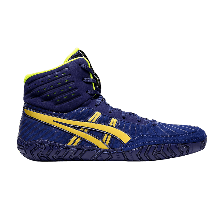Asics Aggressor 4 'Drive Blue Rich Gold' — Drive Blue/Rich Gold