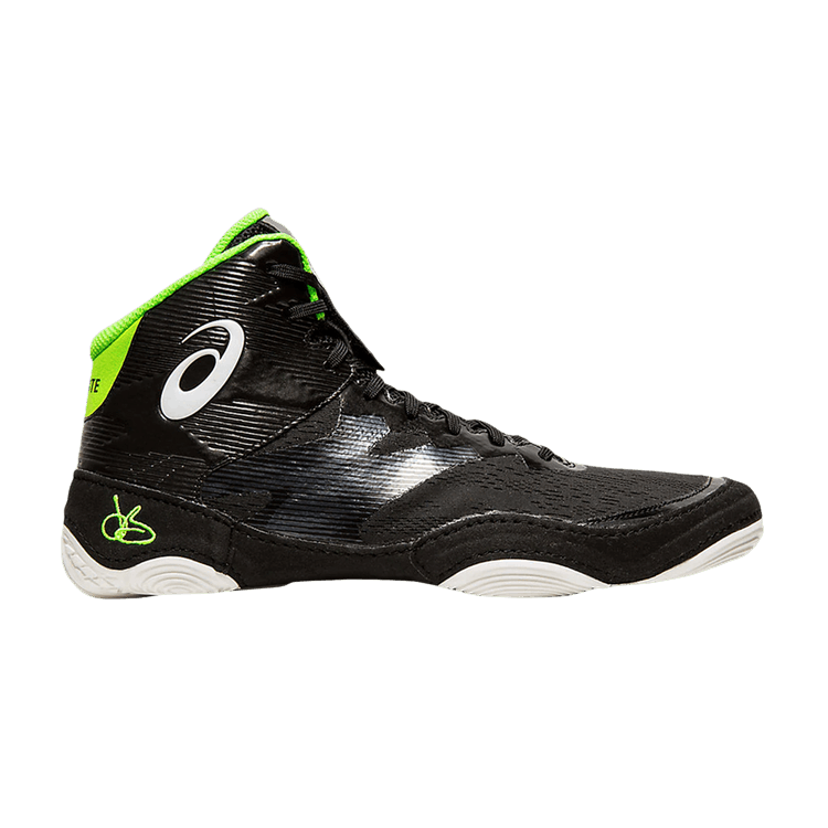 Asics JB Elite 4 'Black Lime' — Black/White