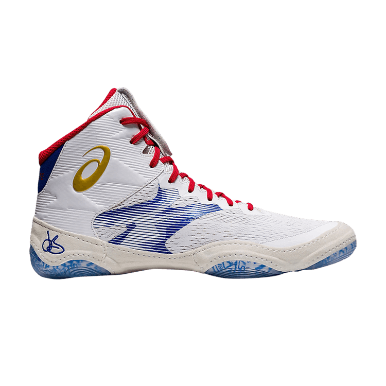Asics JB Elite 4 'USA' — White/Pure Gold