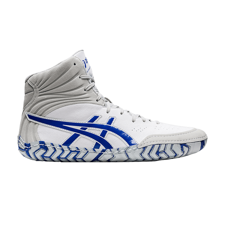 Asics Aggressor 5 'White Lapis Lazuli Blue' — White/Lapis Lazuli Blue