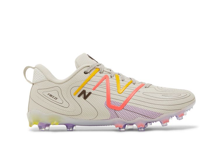 New Balance FreezeLX v4 Low 'Tan Energy Red' — Tan/Energy Red/Purple