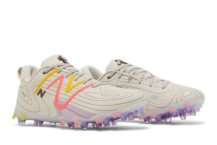 New Balance FreezeLX v4 Low 'Tan Energy Red' — Tan/Energy Red/Purple