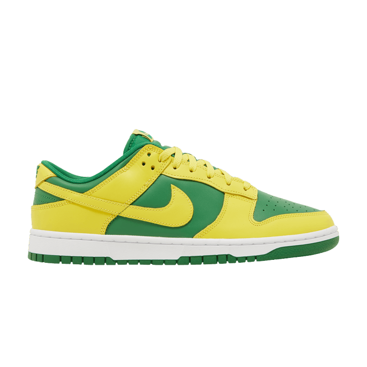 Nike Dunk Low 'Reverse Brazil' — Apple Green/White/Yellow Strike/Yellow Strike