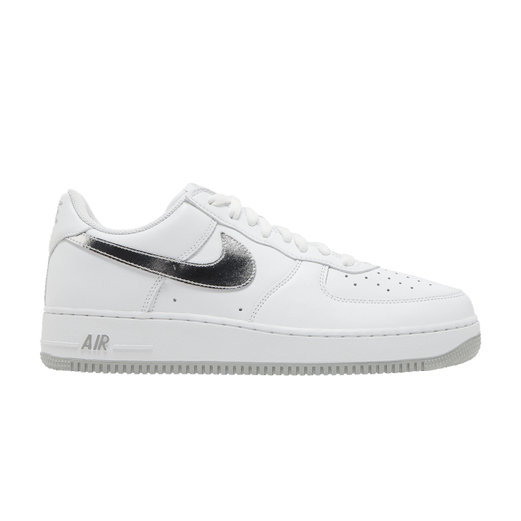 Nike Air Force 1 Low 'Color of the Month - White Silver' — White/Metallic Silver/Metallic Gold