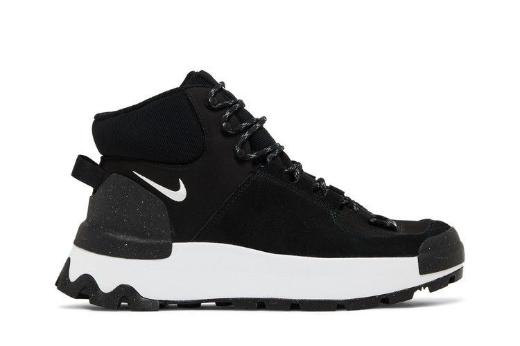 Nike Wmns City Classic Boot 'Black White' — Black/Black/White