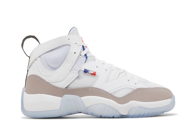 Paris Saint-Germain x Air Jordan Jumpman Two Trey 'Paname' — White/Pumice/Bright Crimson/Game Royal