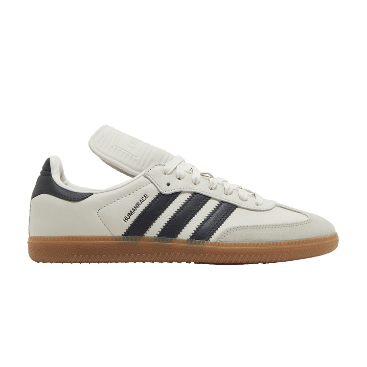 Pharrell x adidas Samba Human Race 'Cloud White' — Cloud White/Night Grey/Light Brown