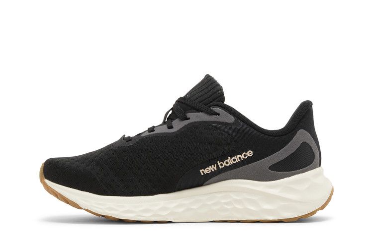 New Balance Wmns Fresh Foam Arishi v4 Wide 'Black Gold Gum' — Black/Light Gold Metallic/Gum