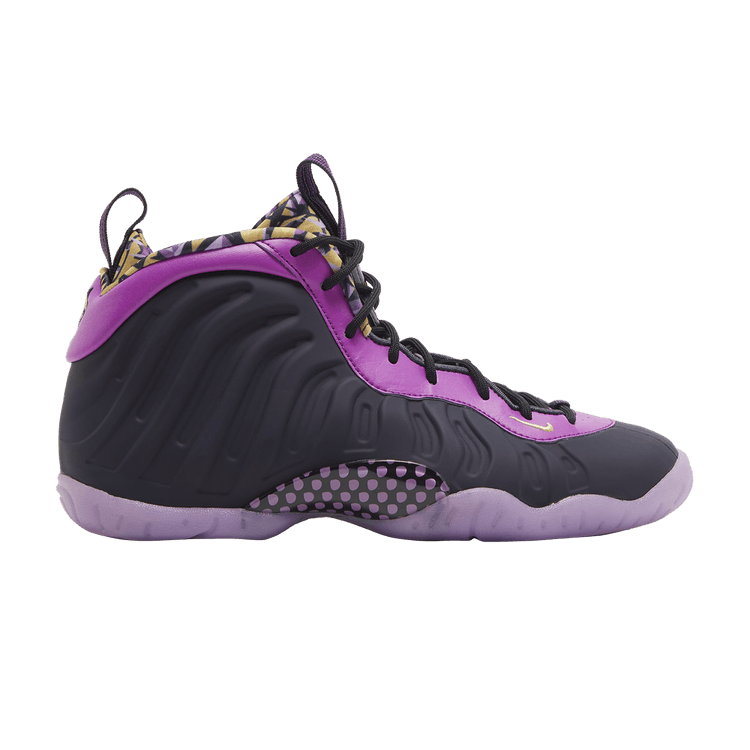 Nike Little Posite One GS 'Cave Purple' — Cave Purple/Vivid Purple/Black/Saturn Gold