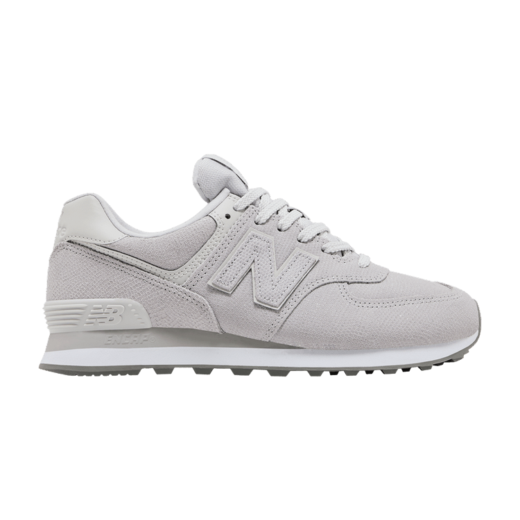 New Balance Wmns 574 'Grey Reptile' — Grey/Black